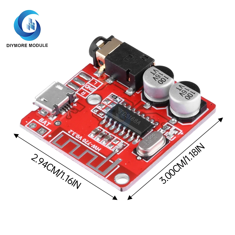 MP3 Bluetooth Decoder Board Lossless Car Speaker Audio Amplifier Board Modified Bluetooth 5.0/5.1 Circuit Stereo Receiver Module