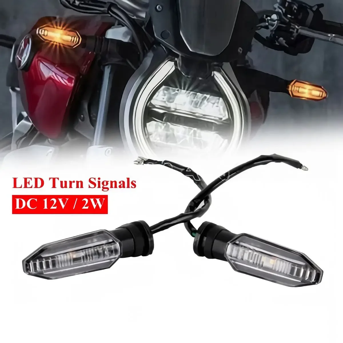 

LED Turn Signal Indicator For HONDA CBR250RR CB150R CB1000R CB1100RS For Forza X-ADV 750 ADV 150 CRF1100L CRF450L Blinker Lamp