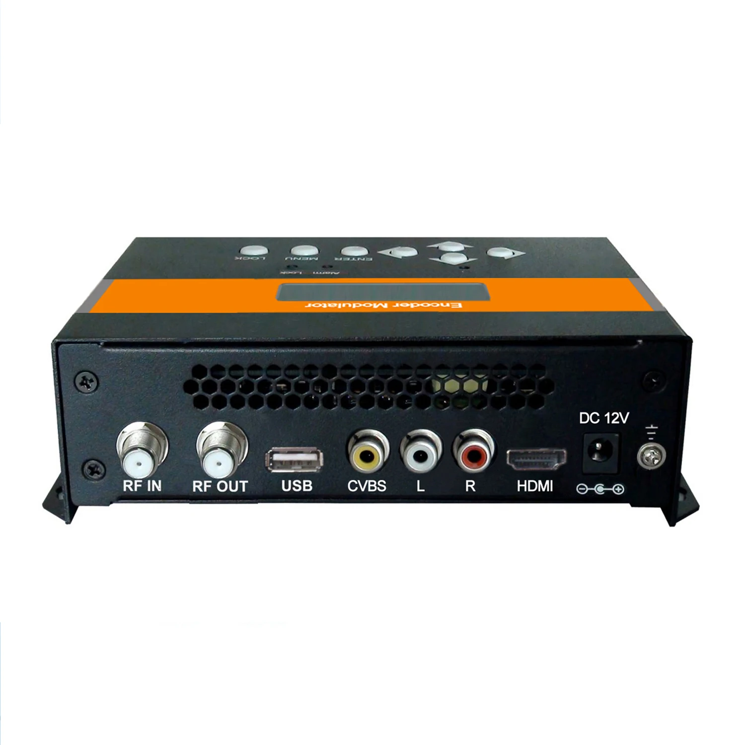 HD/SD Encoder/Modulator ISDB-T H.264 HD*I CVBS Input RF Output LCD Buttons Hotel and Community TV System