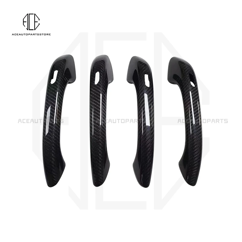 Dry carbon fiber add on door handle for Porsche Macan 2014-2021 perfect fitment high quality