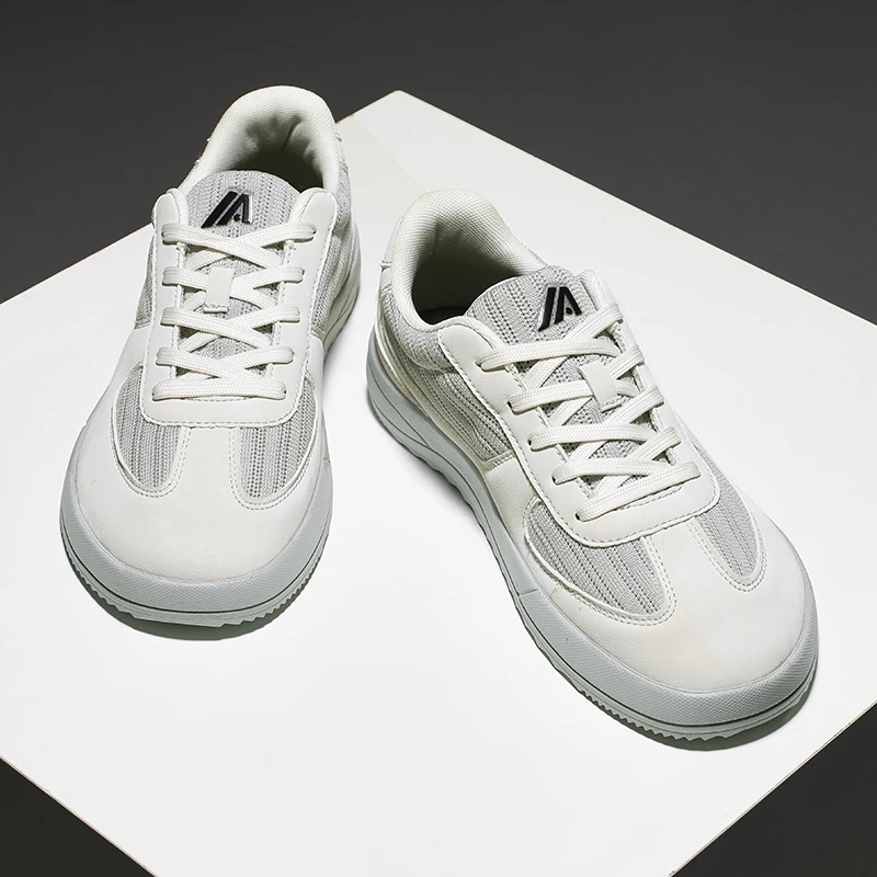 

Lace Casual Plus Non Slip Sole Solid Color Fashionable Skateboard Shoes Trendy and Versatile Couple Style Lightweight Outer Shoe