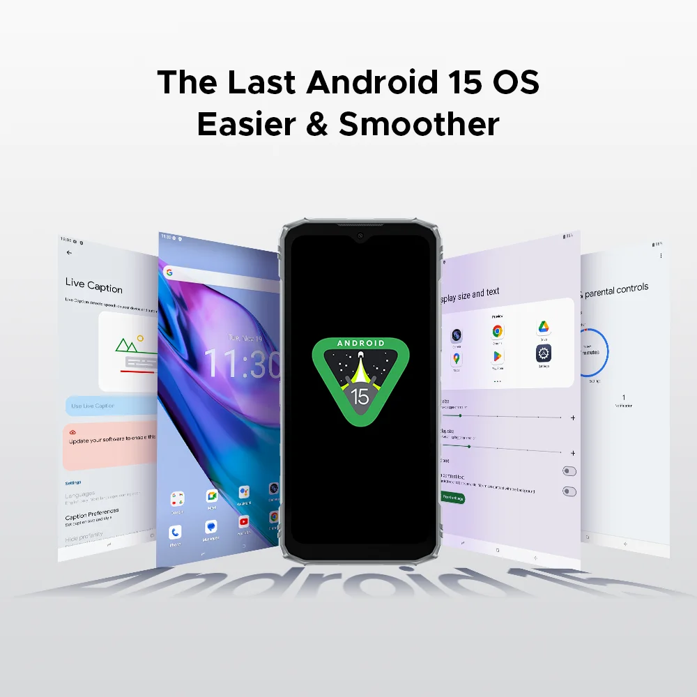 الإصدار العالمي DOOGEE Blade10 Pro هاتف متين للطاقة 6 جيجابايت 256 جيجابايت 6.56 بوصة HD + شاشة 6150 مللي أمبير بطارية 50 ميجابكسل AI كاميرا أندرويد 15 NFC