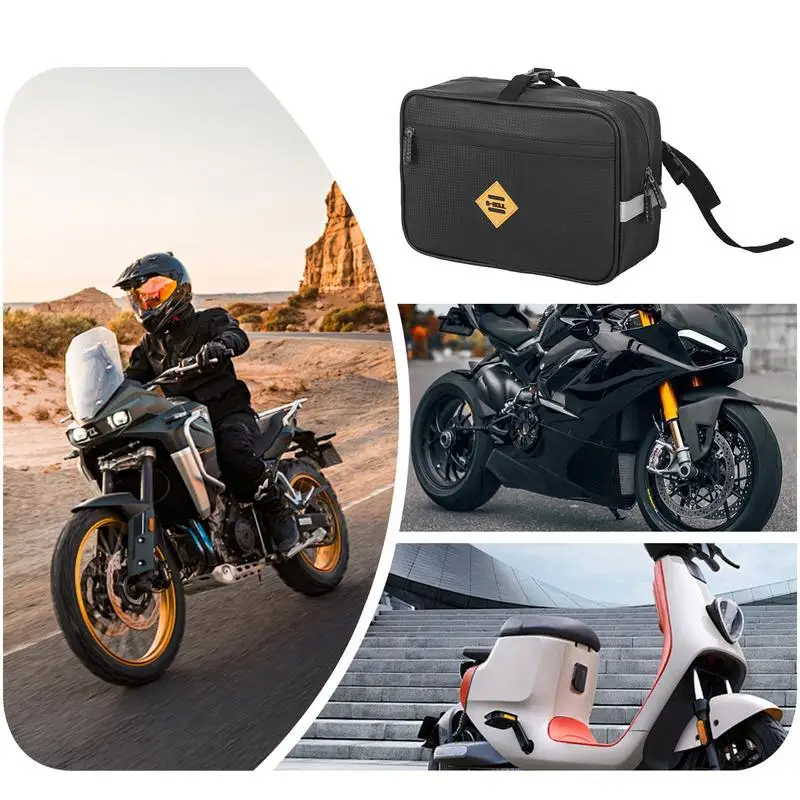 Motorcycle Saddlebags Motorcycle Panniers Waterproof Saddlebags Waterproof 4.5L Duffle Luggage Tail Bag Motorcycle Seat Bag