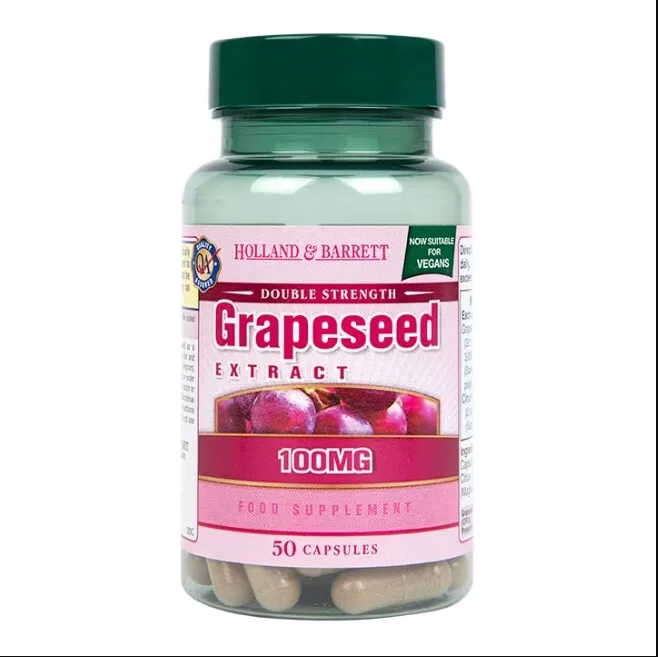 Grape Seed Extract Capsules - Rich in Antioxidants | Heart, Immune & Circulation Support – Non-GMO