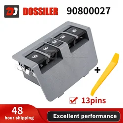 90800027 Dossiler Power Car Window Glass Lifter Switch 5 Buttons Car Accessories 90800027 For Chevrolet New Sail 2010-2014