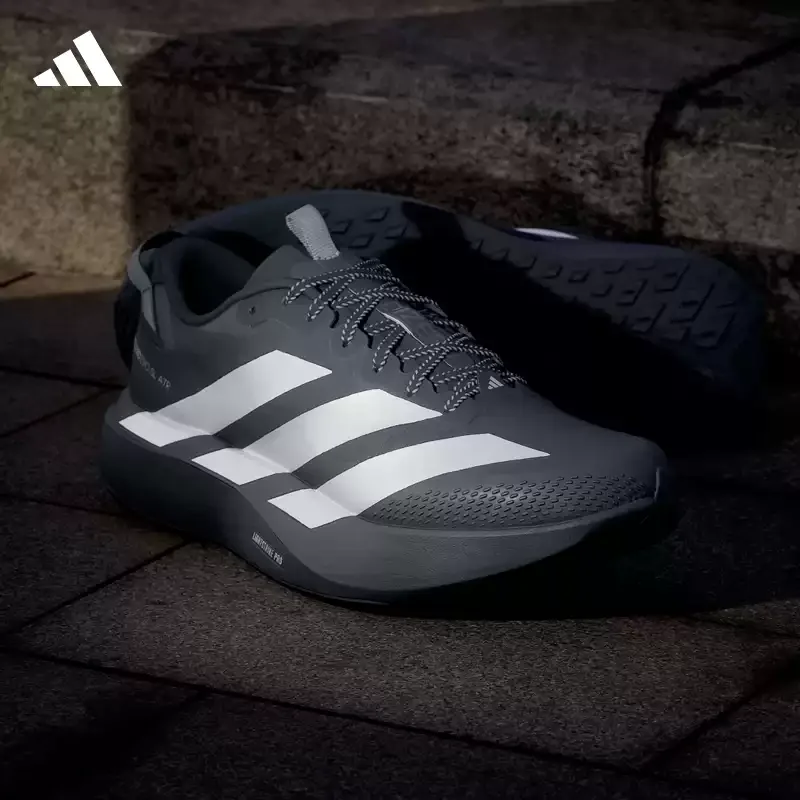 

Мужские кроссовки Adidas KK2683 черные, серебристые, темно-серые, спортивные кеды
