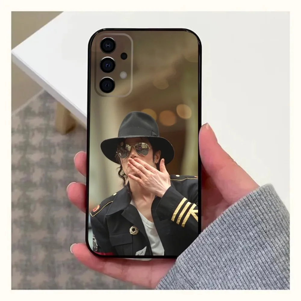 Singer M-Michael J-Jackson Phone Case For Samsung Galaxy A13,A21s,A22,A31,A32,A52,A53,A71,A80,A91 Soft Black Cover