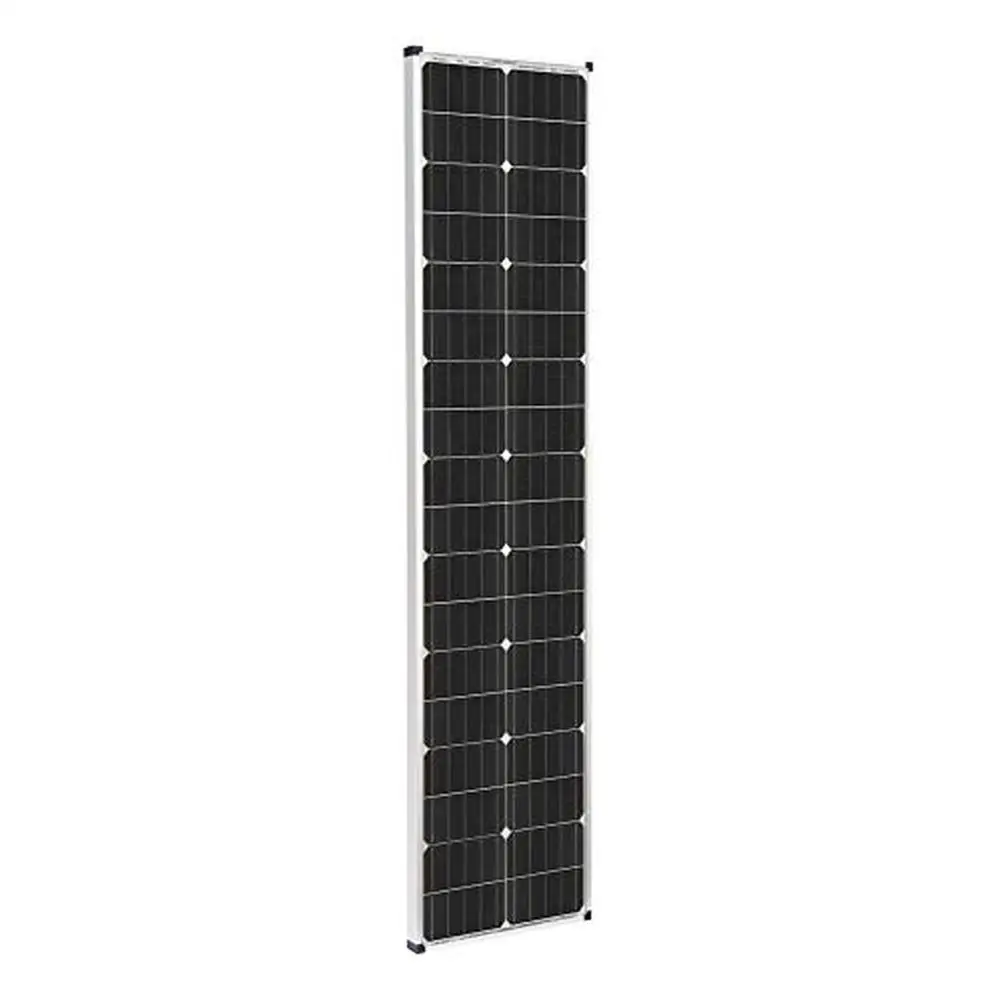 90W Curved Roof Mount Solar Panel Expansion Kit Off-Grid RV Compatible with Zamp Solar Long Narrow Design Curved Roof Feet 10ft