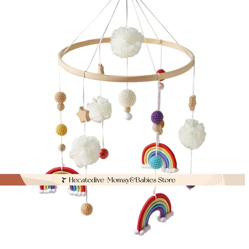 【Must Have】Baby Rattles & Mobiles educational toys newborn sets rainbow puff mini decorations 0-12months unique toys baby things