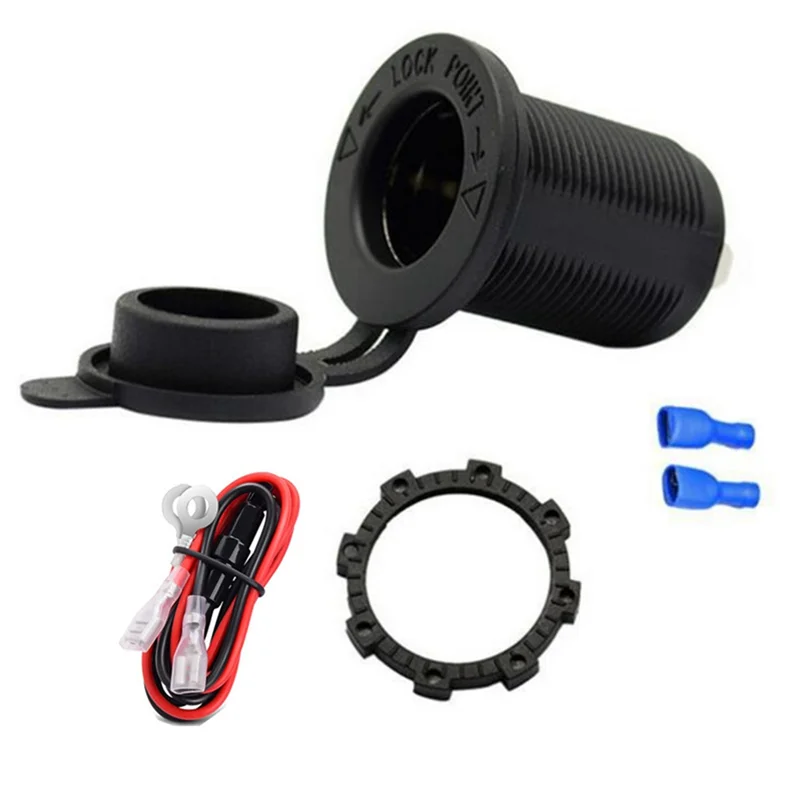 A01V-سيارة وقارب تعديل مقبس الطاقة إمدادات الطاقة أنثى المقبس قطع غيار السيارات