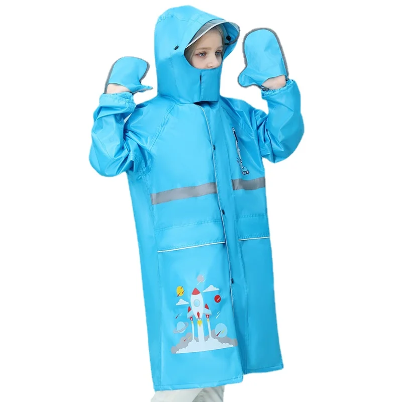 Children's Raincoat for Boys & Girls: School Raincoat Set for Grade School & Kindergarten Waterproof Rain Suit for Children