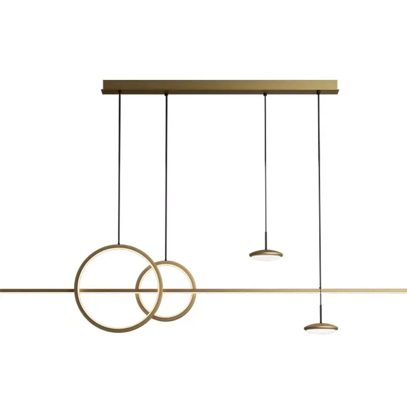 

Simple restaurant chandelier minimalist light luxury dining table bar dining room light creative designer Nordic lamps