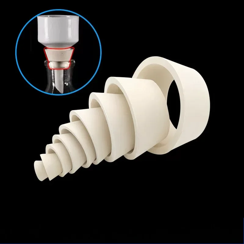 9 pieces per set Rubber Funnel Seat for Lab Use Filter Flask Sealing Pad Vacuum Filtration Rubber Bushing Glassware Adapter