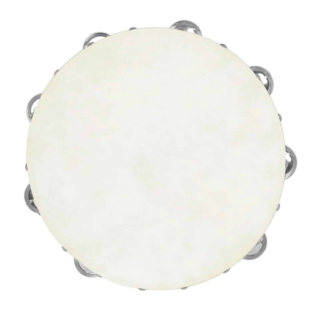 10 Inches Tambourine Sheepskin Tambourine Wooden TambourinePercussion Instruments Suitable For Enlightenment Education