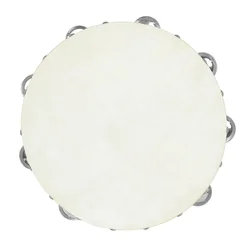 10 Inches Tambourine Sheepskin Tambourine Wooden TambourinePercussion Instruments Suitable For Enlightenment Education