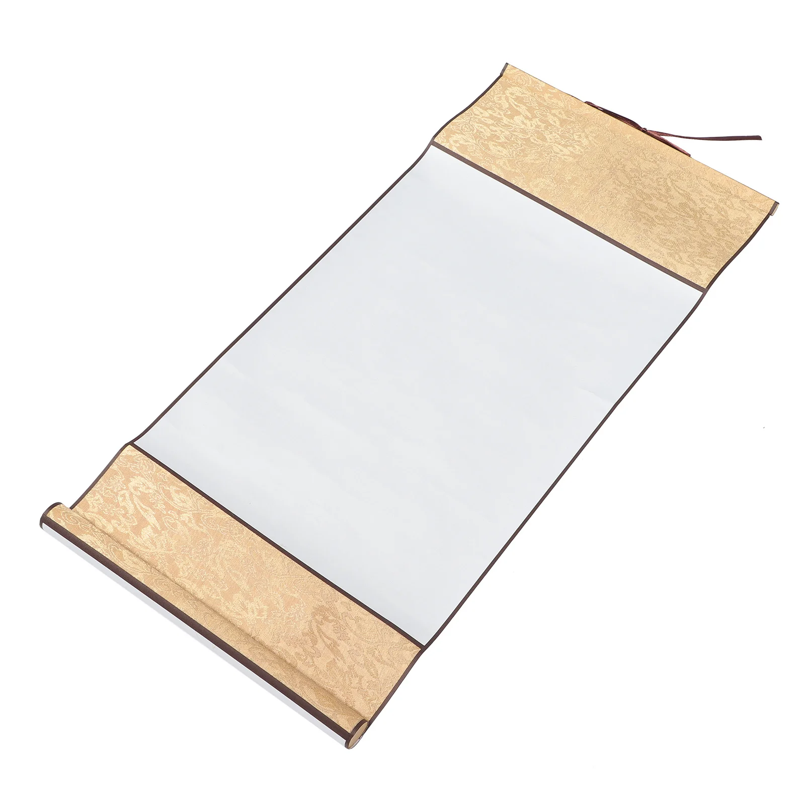 空白の絵巻書道アート用ライスペーパーシルククロス中国絵画用品描画用絵巻書道練習用