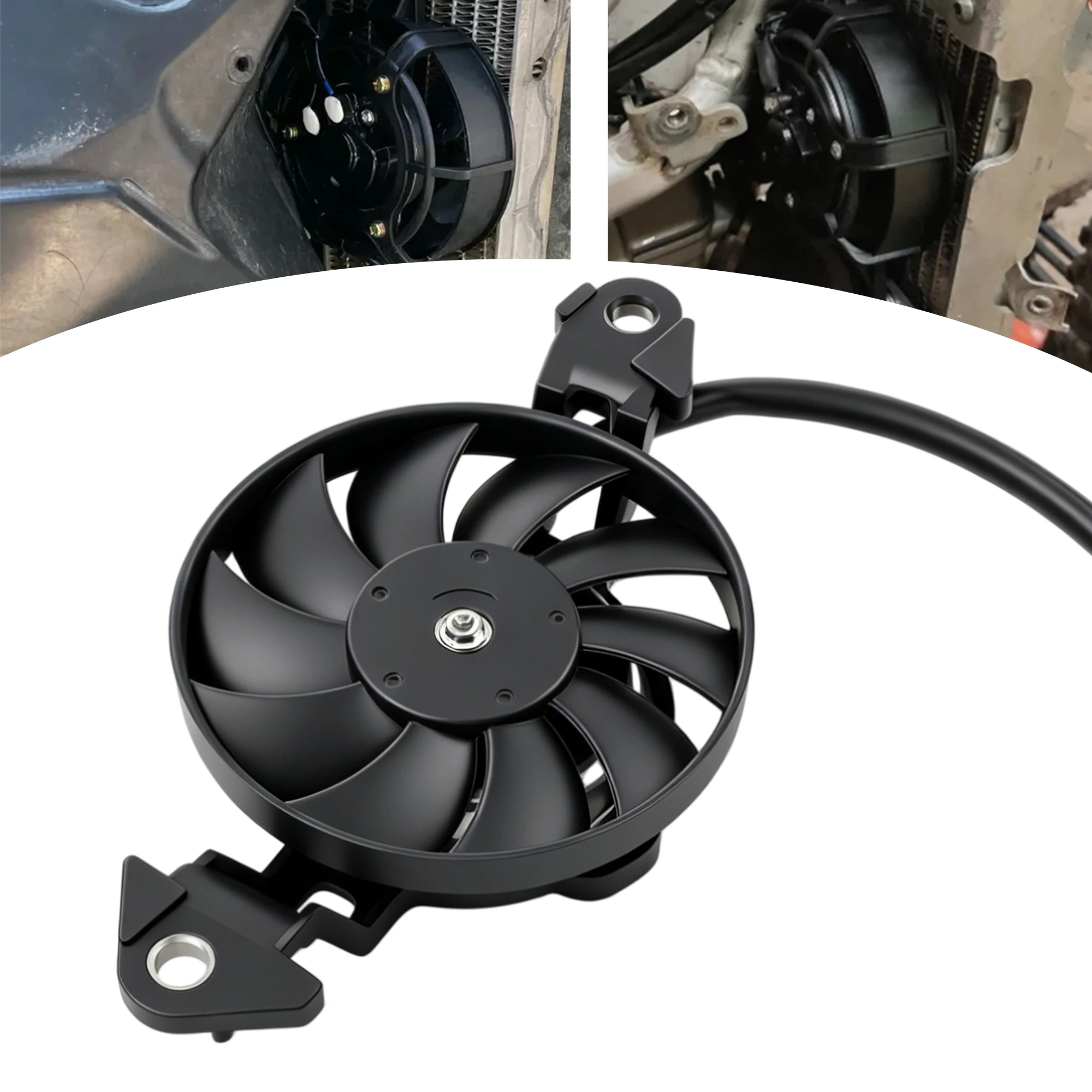 Motorcycle Radiator Cooling Fan Electric Engine Cooler For 150c 200cc 250cc 300cc Quad Dirt Bike ATV Buggy Motocross Accessories