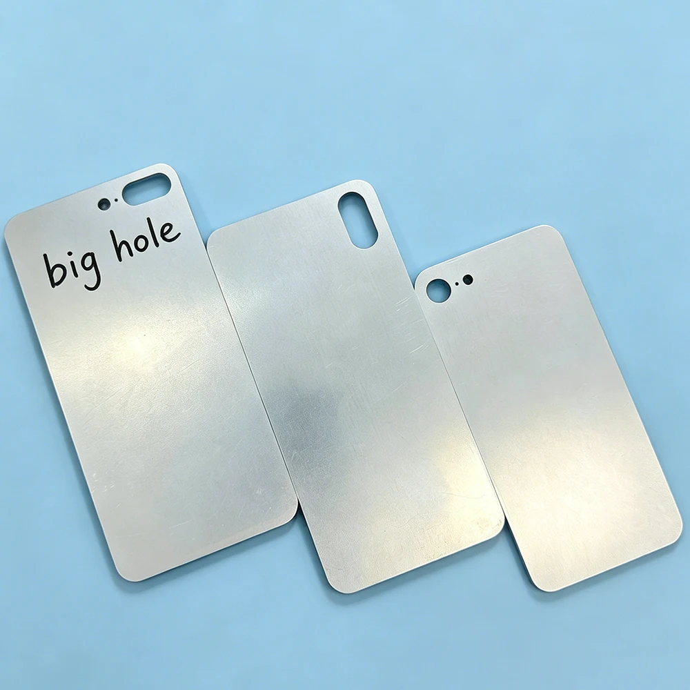 

Big Hole Metal Back Cover Heat Dissipation Rear Housing For iPhone 11 Pro Max X XR 8 Plus SE2 se3 Replacement Back Panel Frame