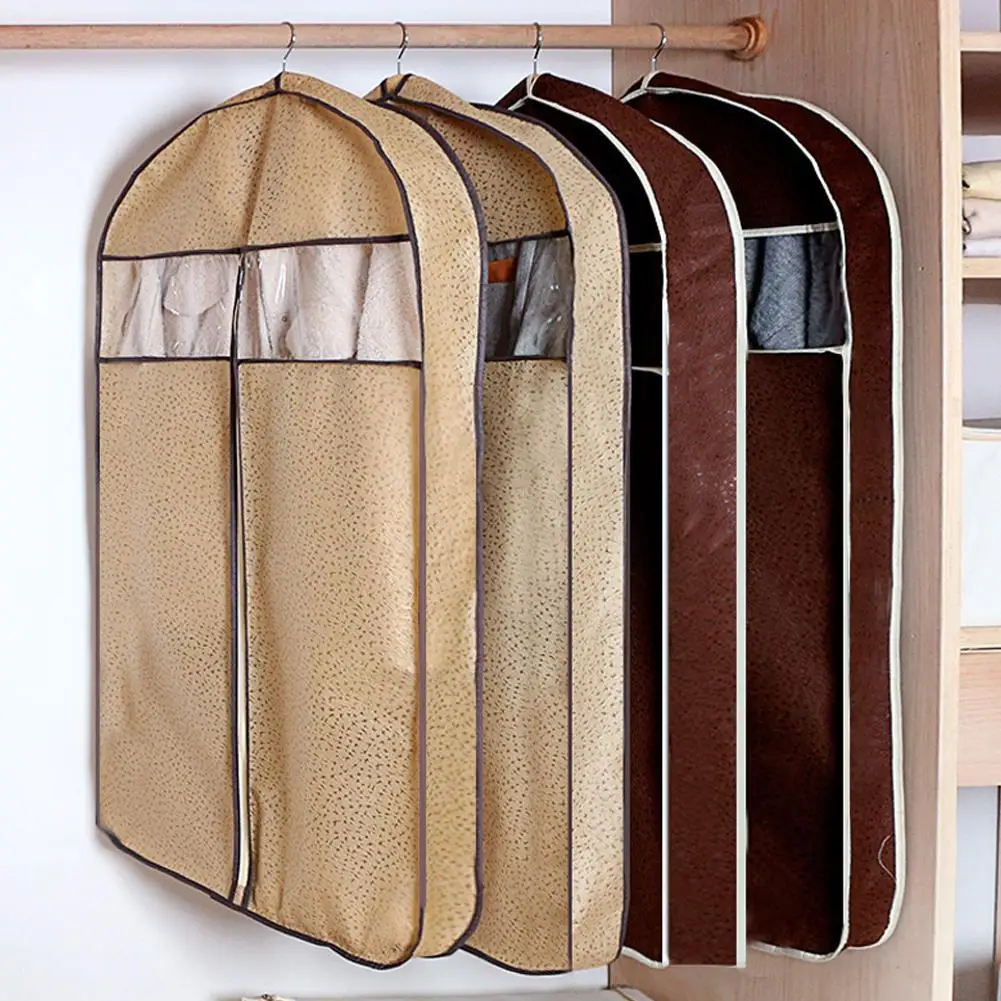 クローゼットオーガナイザー用ハンギングガーメントラック,特大,クローゼット用,密閉型,衣類プロテクター,底が閉じている,s,m,l