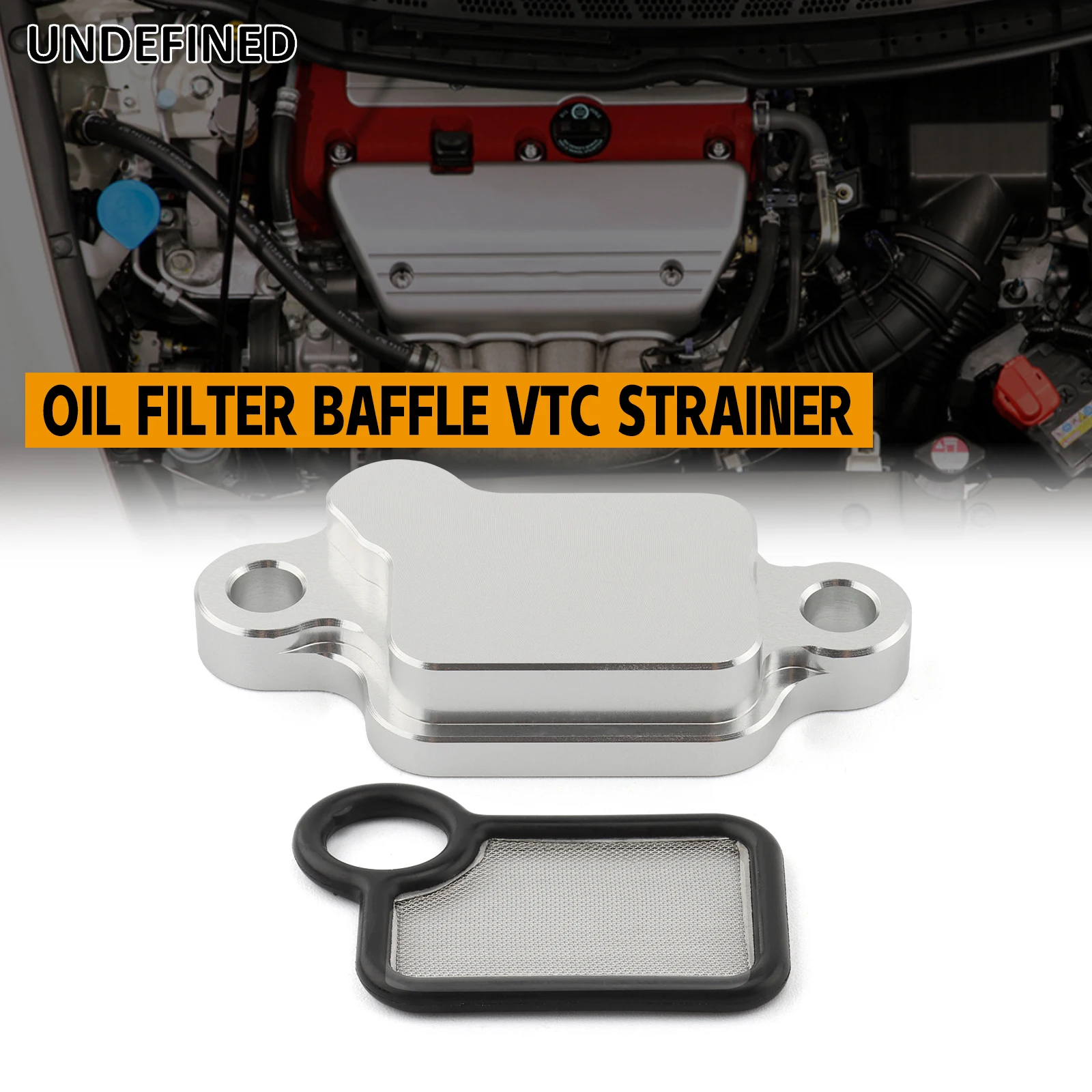 

Motorcycle Oil Filter Baffle VTC Strainer Assembly Aluminum For Honda K- Series Gasket K20 / K24