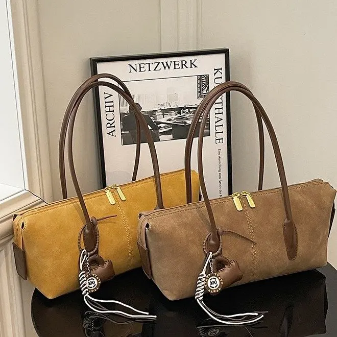 

Elegant High-End Diaper Bag Women Designer Crossbody Messenger Bag Luxury Leather Handbag Minimalist Chic Large Tote