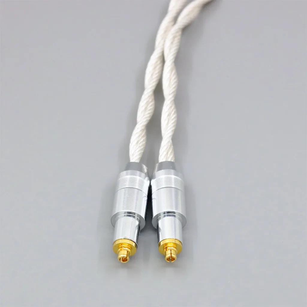 Graphene 7N OCC ชุบเงินประเภท 2 สายหูฟังสําหรับ Shure SRH1540 SRH1840 SRH1440 4 core 8136