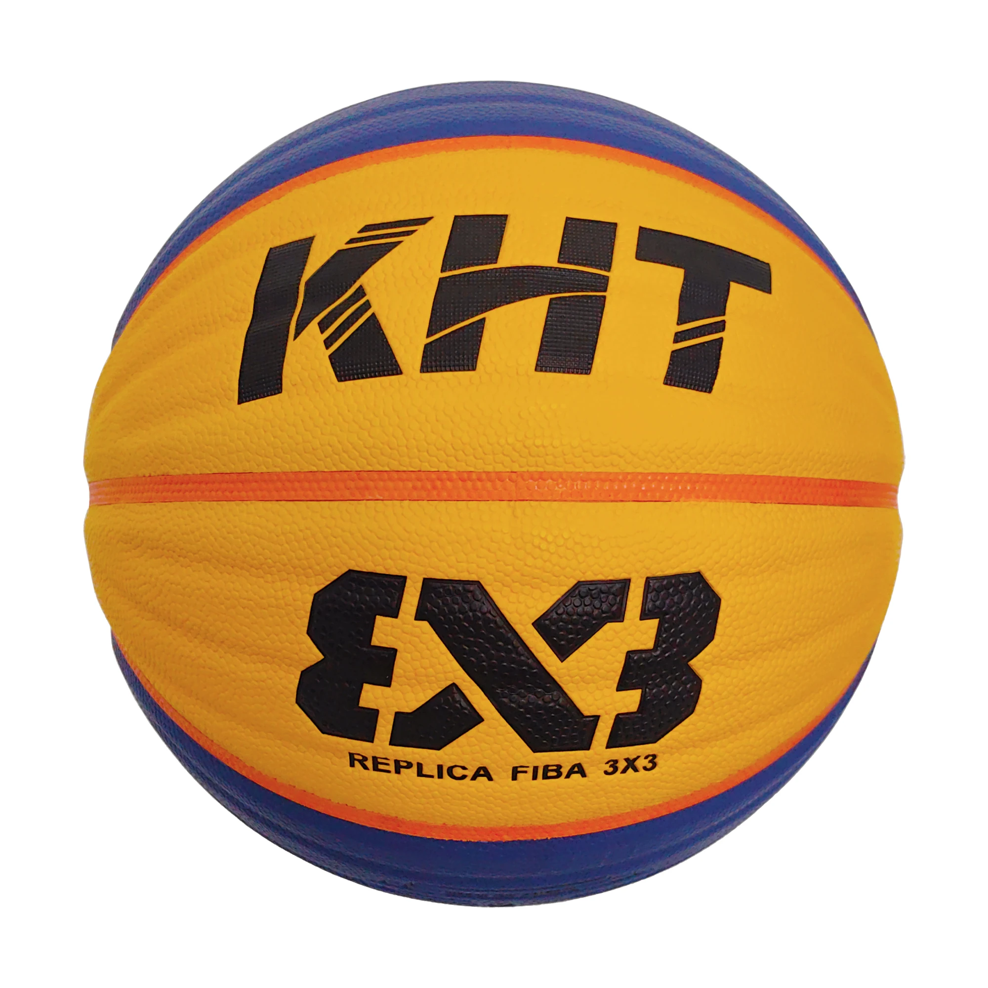 KHT Basketball 3X3 Match High Elasticity and Grip PU Ball Street Training Performnce Size 6/Size 7 for Women &  Men