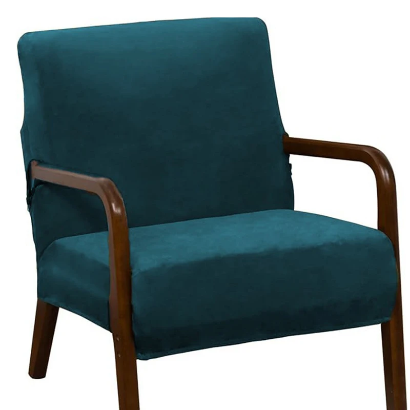 Armchair Covers Stretch Single Chair Cover Dust-proof Super Soft Armchair Seat Protector Living Room Hotel Decor Furniture Cover