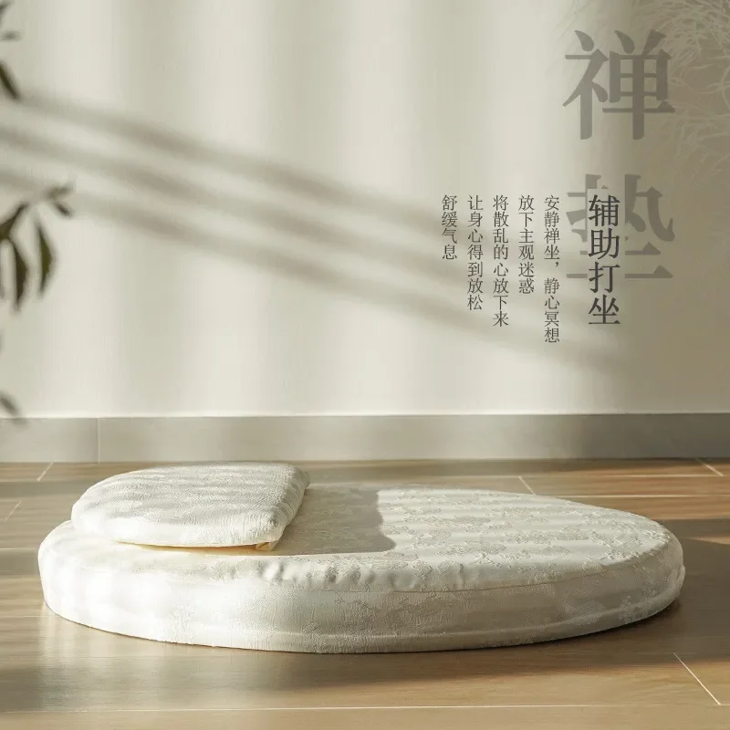 Natural coconut palm meditation mat household meditation cushion Japanese futon cushion bay window worship Buddha seat pier