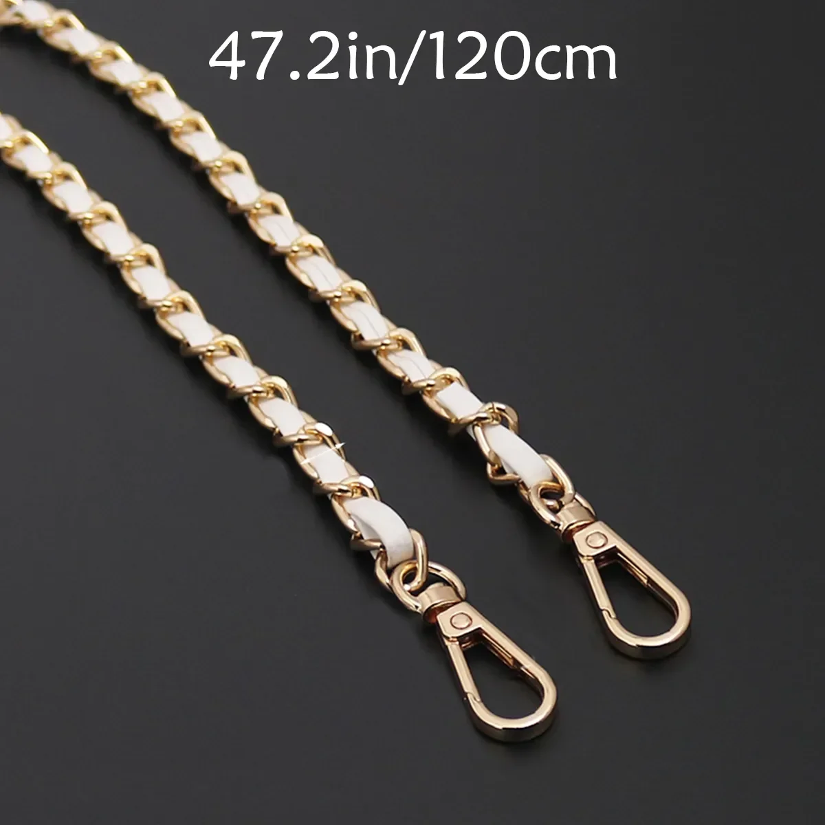 Universal Shoulder Bag Strap Chain Strap For Women Crossbody Bag Simple Solid Color Strap Handbag Chain