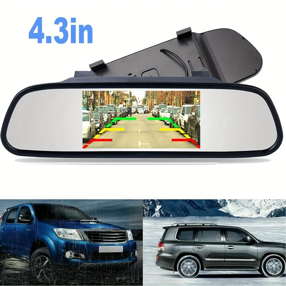 

4.3-inch Car High-definition Rearview Mirror AV Reversing Monitor