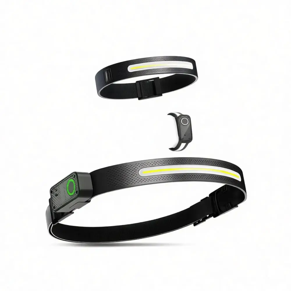 Rechargeable COB Motion Sensor Floodlight Magnetic Wrist Flashlight Ergonomic Headlamp For Night Riding Fishing Hiking