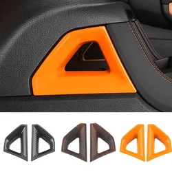 For Ford Ranger Wildtrak 2024 Car Center Console Gear shift Frame Strip ABS Carbon Fiber Protective Cover Interior Accessories