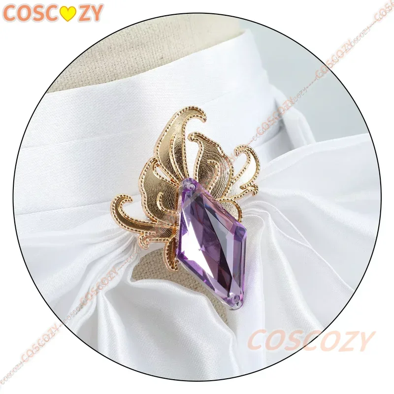 Identidade v emily dyer médico cosplay traje jogo lindo uniforme preservado flor cosplay adereços headwear cinto saco acessórios