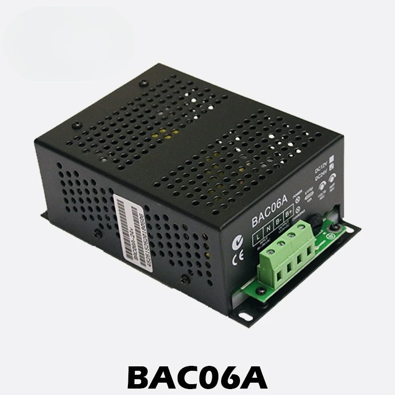 Diesel generator set charger BAC06A switch type battery battery floating charger 6A 12V 24V