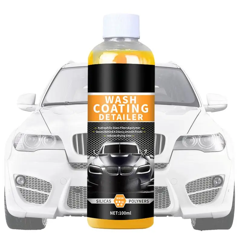 

Car Wash And Wax Car Wash Cleaner Quick Dry Multi-purpose 100ml Cleaning Surface Cleaner Remove Grease For Cars Trucks SUVs