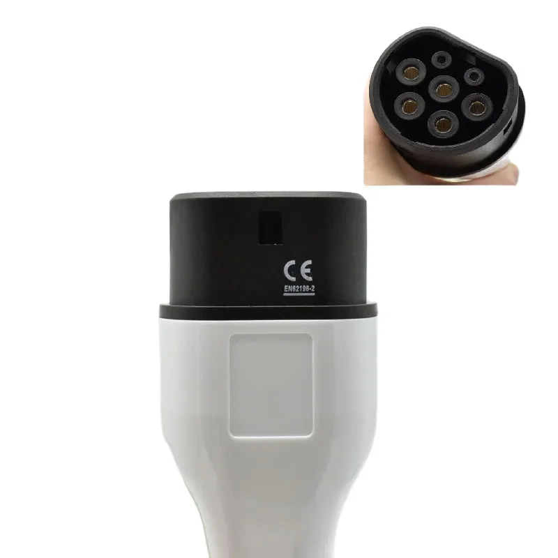 Cabo espiral Green Spring, tipo 2, plugue EV rápido, 5m, 621962