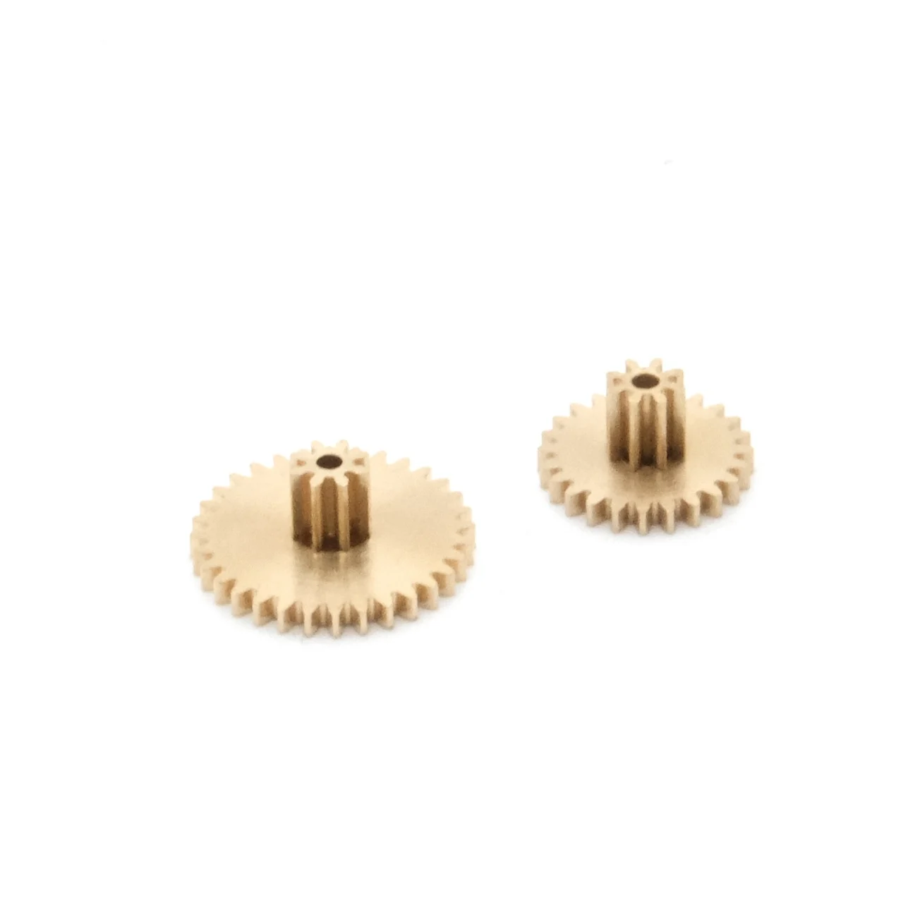 0.3M 8T 24/32T Double Copper Gear Set for 0.95 0.98 1MM Spur Tooth Scale 1/10 RC Car Aircraft Toy Model