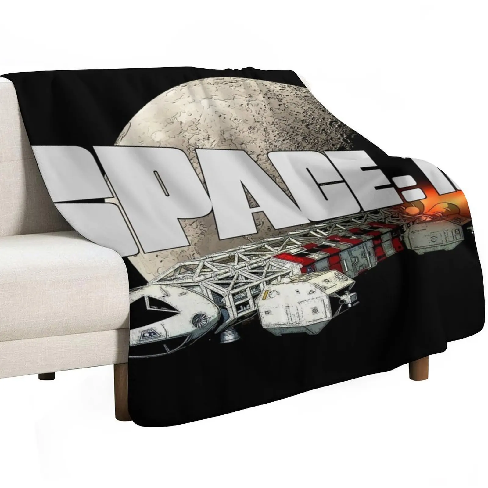 SPACE 1999- Eagle Transporter Throw Blanket Camping bed plaid Nap for winter Retros for babies Blankets