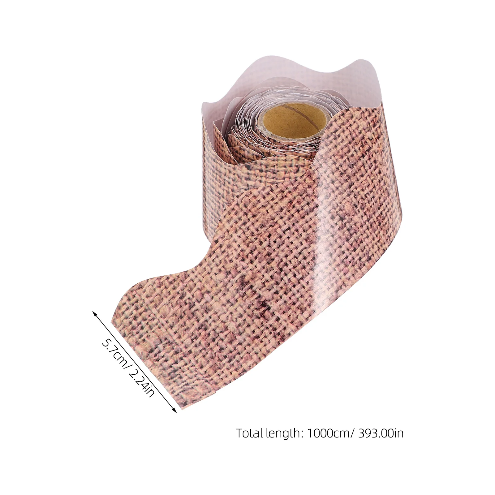 1 Roll Non-Adhesive Bulletin Board Border Trim Removable Blackboard School Classroom Decorative Border Paper Bulletin Accessory