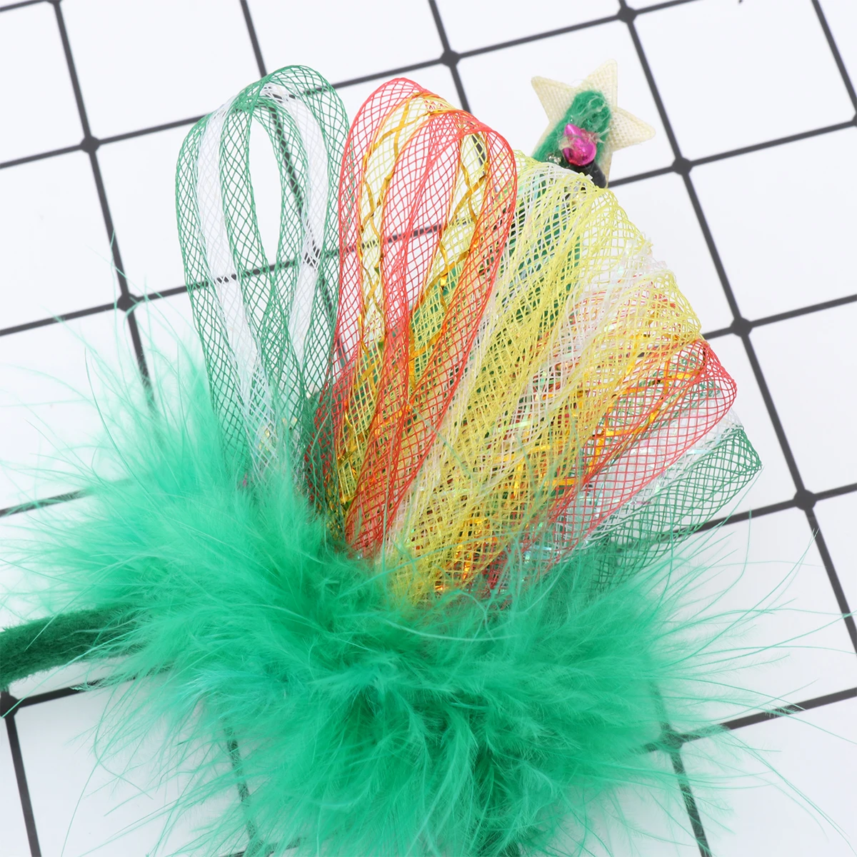 

1Pcs Christmas Tree Hair Band Comfortable Non-Deforming Headwear for Christmas Easter New Year Party Women Hair Hoop