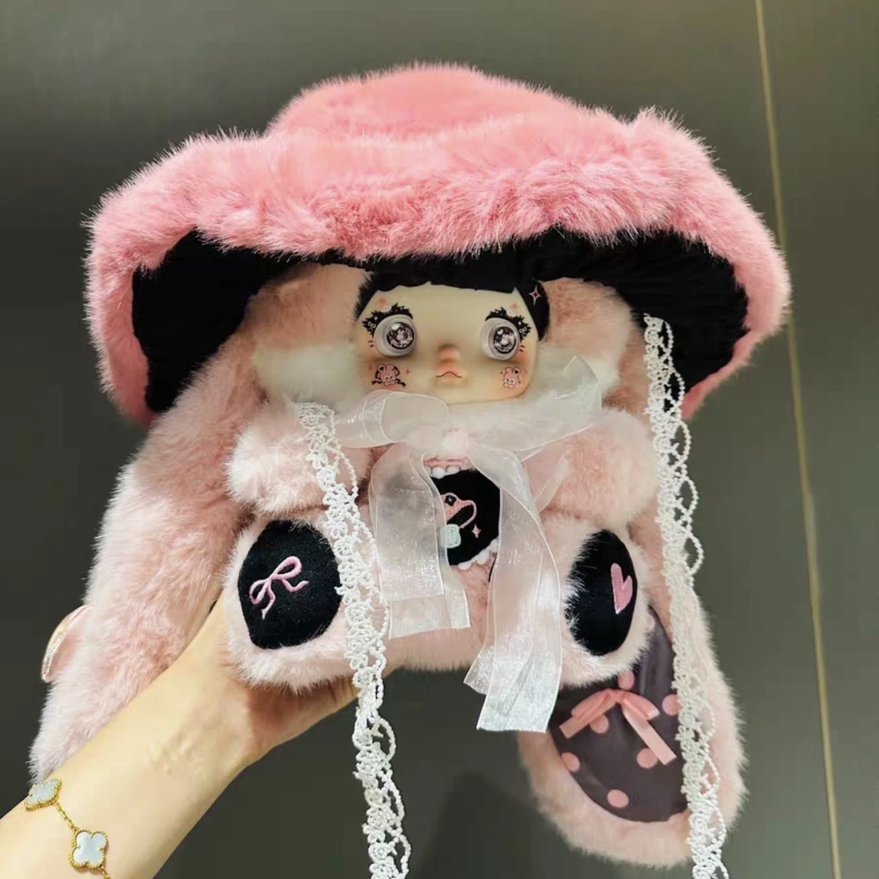 

In Stock 400% Nommi V2 Nommi Mushroom Hat Series Blind Box Decor Figurine Collection Ornament Ornament Gifts Kawaii