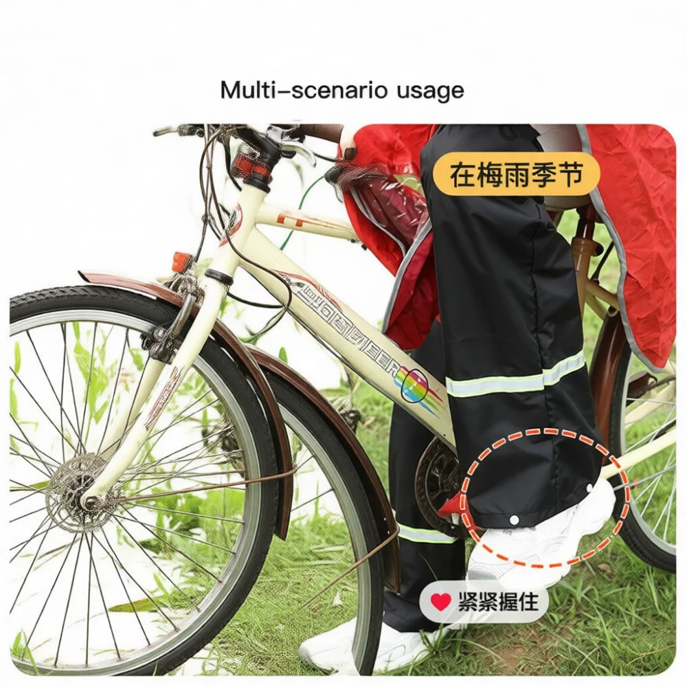 Pelindung Kaki Anti Air Tahan  - Cycling Commuter Rain Gear ulasan dan harga