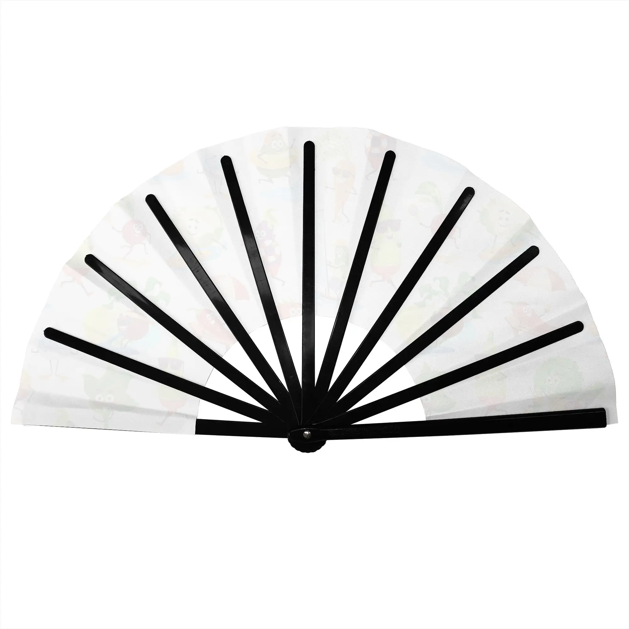 Cartoon Vegetable Avocado  Hand Fan Promotional Gift Wedding Summer Beach Vacation Durable Folding Fans Novelty Bulk Pack Fan