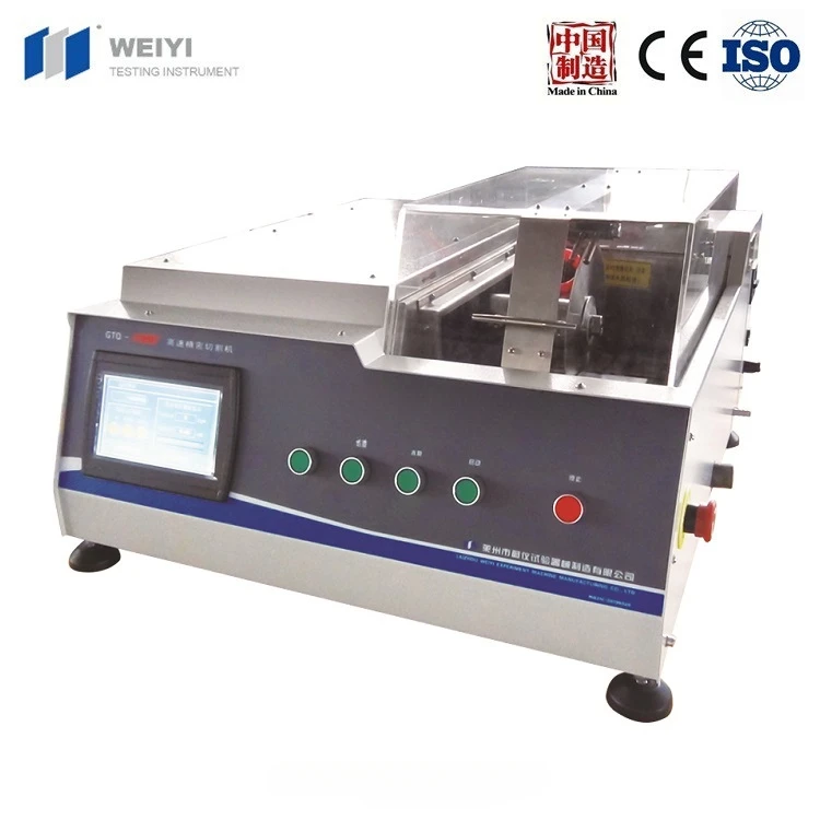 Organic material,concrete rock,hard alloy ,Crystal ,electronic components sample low-speed precision cutting machine