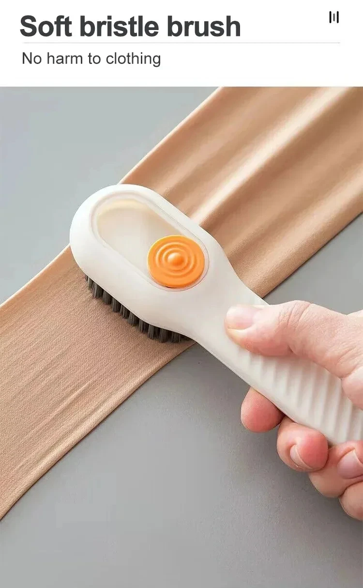 Shoe Brush Clothes Clean Brush PP Material Multi Functional Bathroom Tool Dense Stiff Bristles Sneaker Cleaner Brush for Sneaker
