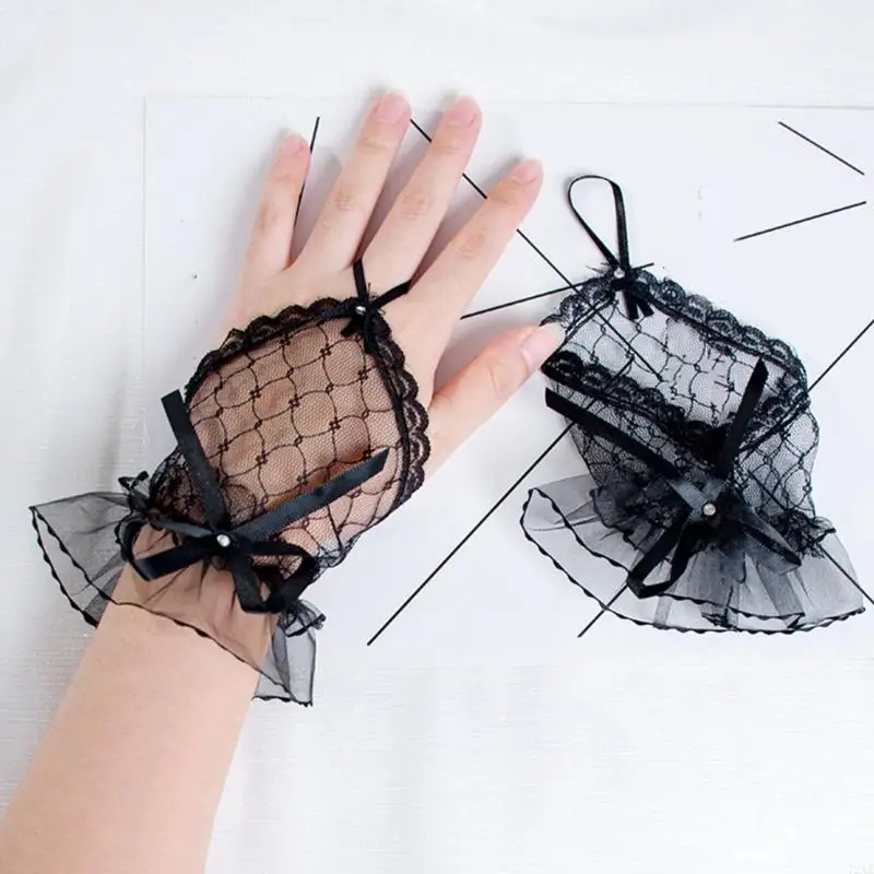 72xe còng ren tinh tế thanh lịch với thiết kế bowknot cho phụ nữ hoàn hảo cho các bữa tiệc và sự kiện cosplay