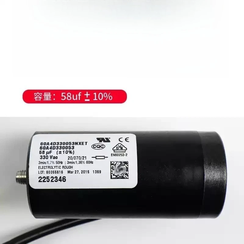 60A4D/1D33053 58uF 330VAC Compressor Start Run Capacitor for Freezer Unit Replacement Part