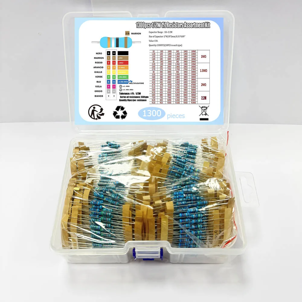 1300PCS 1/2W 0.5W 1…