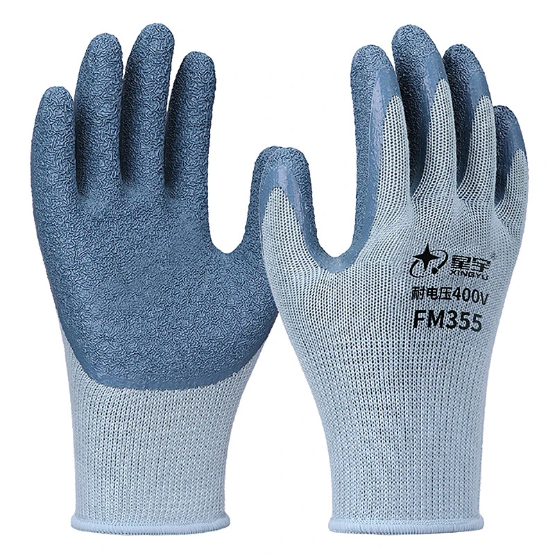 

1 Pair Insulating Gloves Anti-electricity Security Protection Gloves Rubber Electrician Work Non-slip Protection Gloves